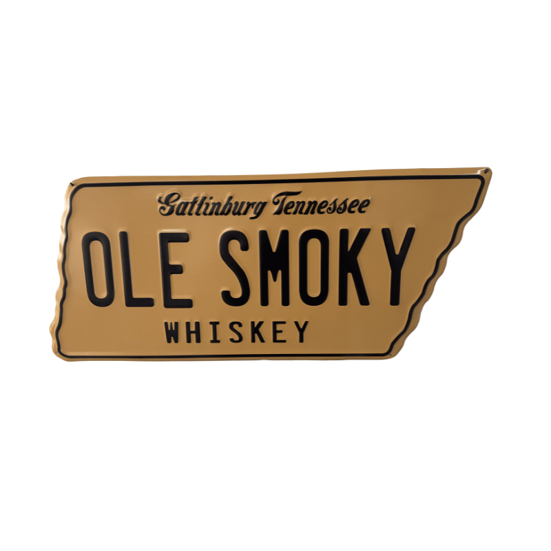 Placa Patente Metálica Ole Smoky Whiskey